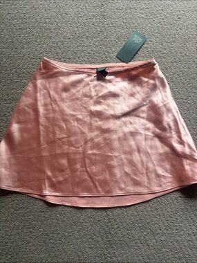 Wild Fable Pink Satin Skirt - Brand new with tags